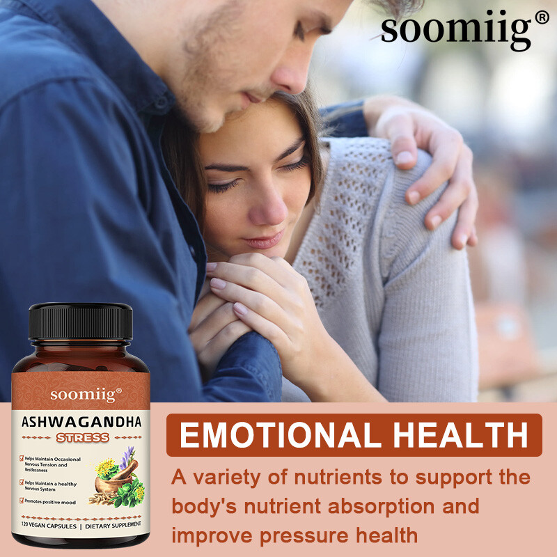 Ashwagandha for Stress | Calming KSM-66 Extract | Vegan | 1300mg Capsules