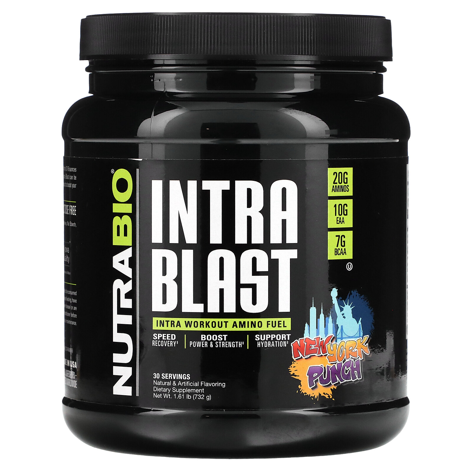 Intra Blast, Intra Workout Muscle Fuel, New York Punch, 1.61 lb (732 g)