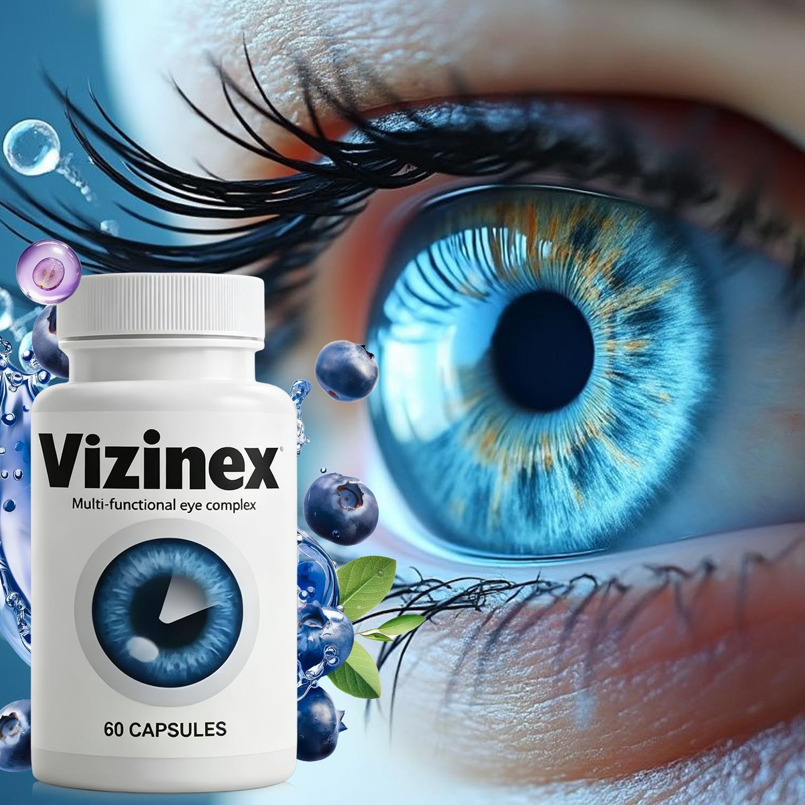 Vizinex Capsules, Premium Vision Support Formula for Eye Health Pills