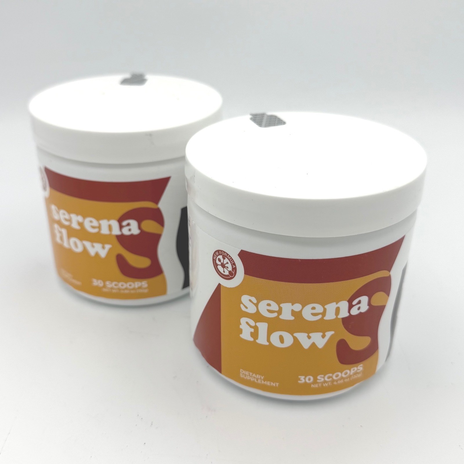 Serena Flow Dietary Supplement 4.66oz (30 Scoops each) Exp: 01/2028 2 Pack