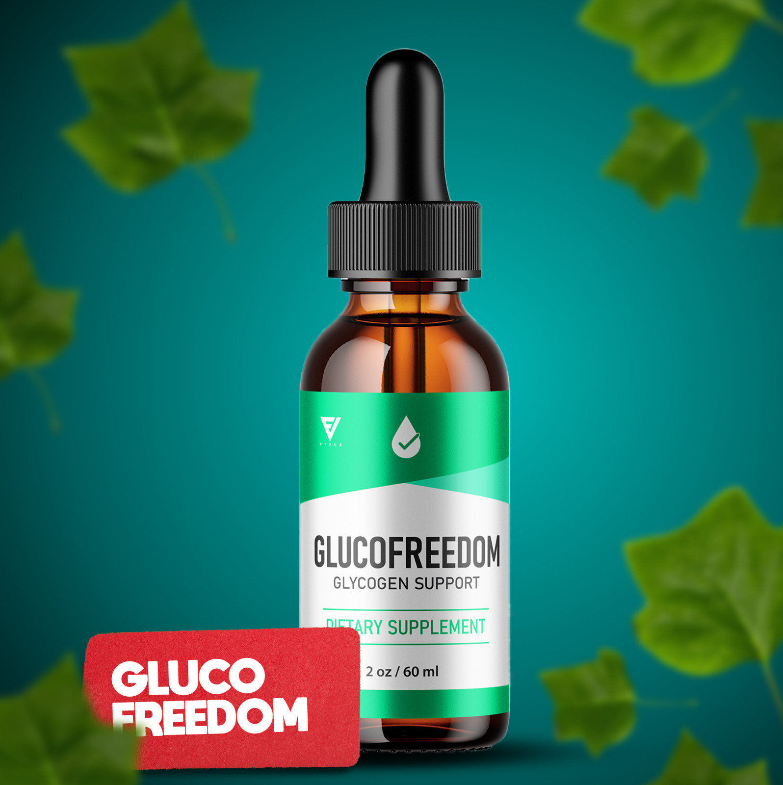 (5 Pack) Gluco Freedom Blood Support Supplement GlucoFreedom Drops (10oz)
