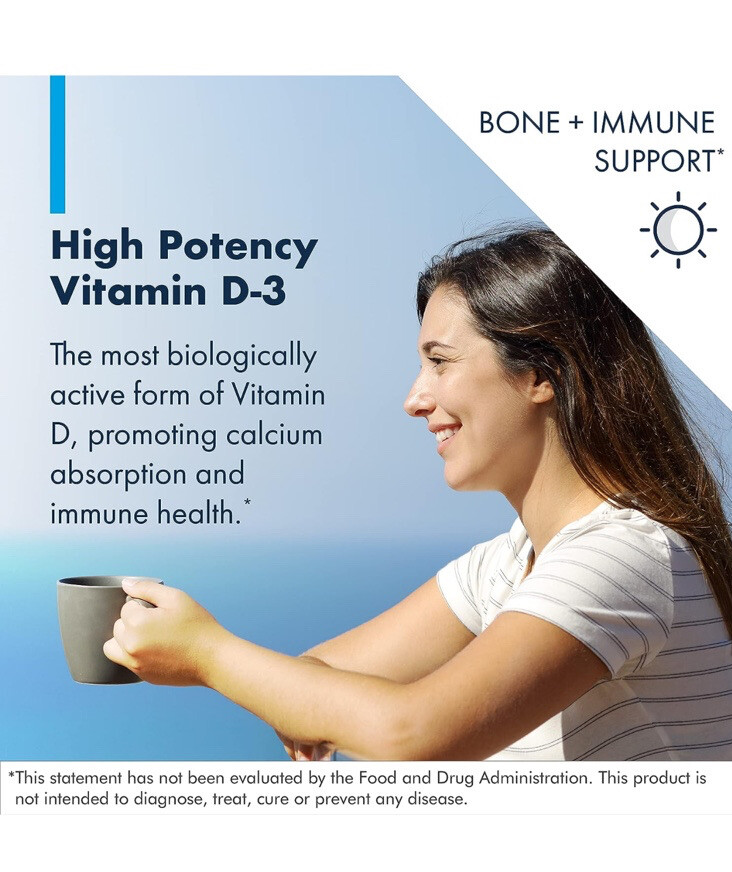 Metabolic Maintenance-Vitamin D3 25000 IU w/Vitamin K2 as Mk7 60 Caps Exp 08/26