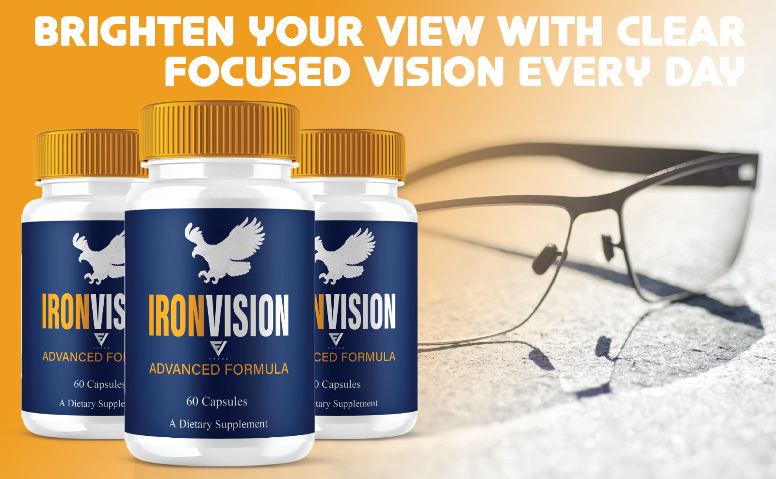 (5 Pack) Iron Vision Capsules, IronVision Advanced Vision Support (300 Capsules)