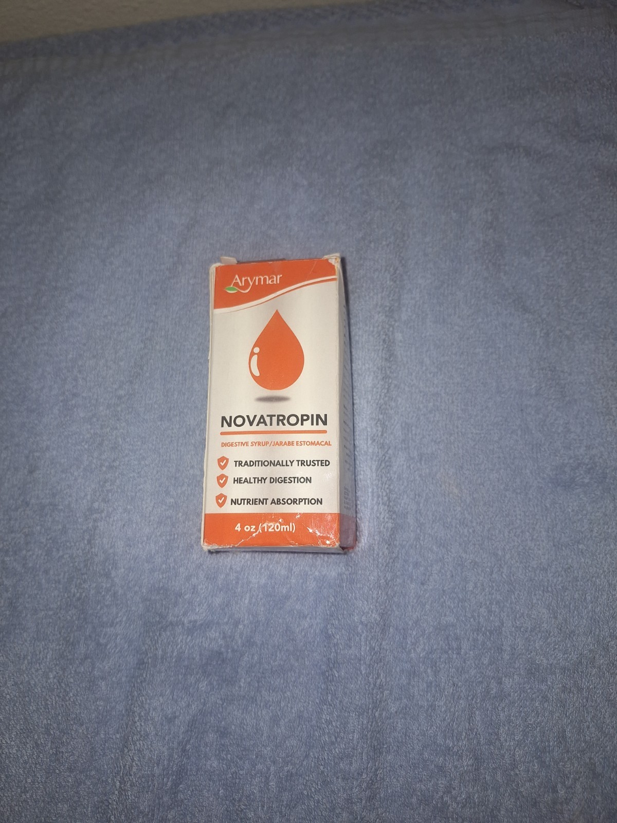 Arymar Novatropin Syrup, 4 fl oz – Herbal Digestive Support, Gluten-Free