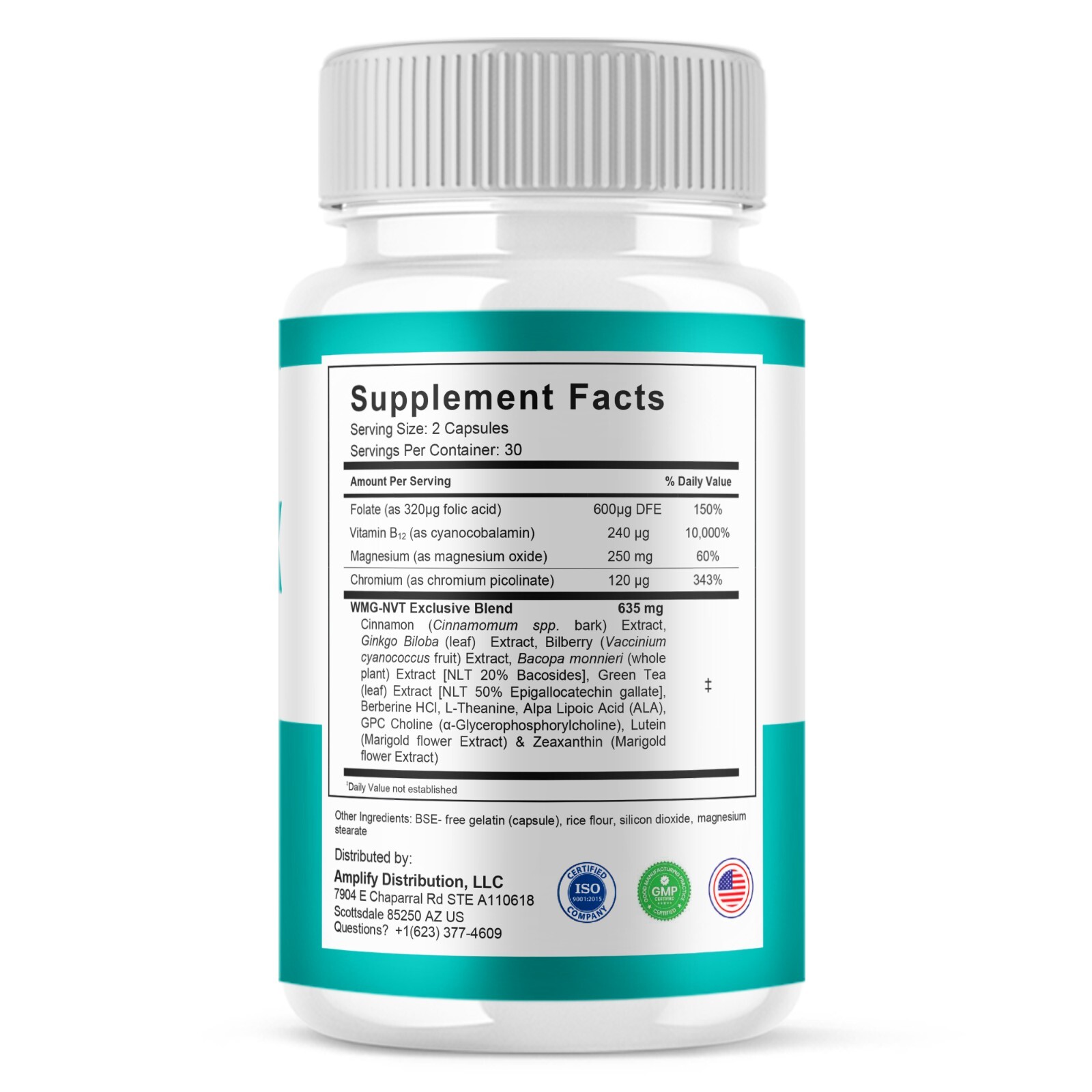 (5 Pack) NeuroMax Brain and Memory Support, Neuro Max Capsules (300 Capsules)