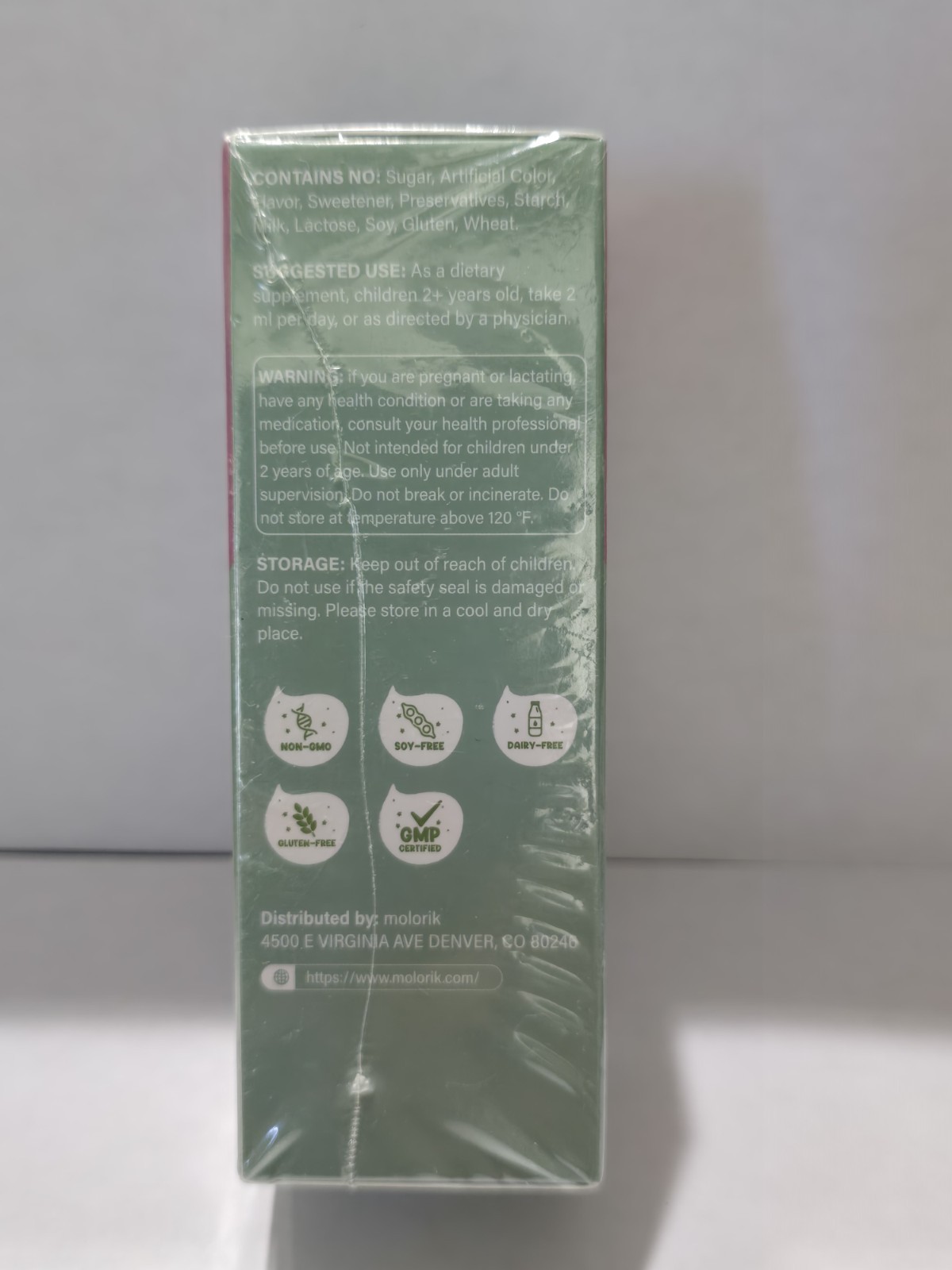Molorik Zeolite 200mg Vitamin B12 1000mcg Prebiotics 03/2027
