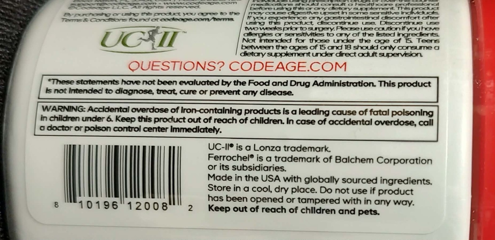 Teen Athlete Multivitamin Vitamins Sport Codeage Dietary Supplement Capsules
