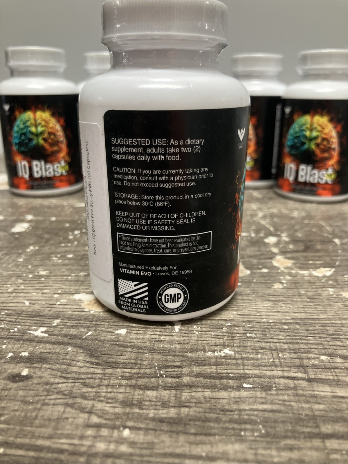 IQ Blast Pro Brain Supplement – Enhance Cognitive Function and Clarity (5 Pack)