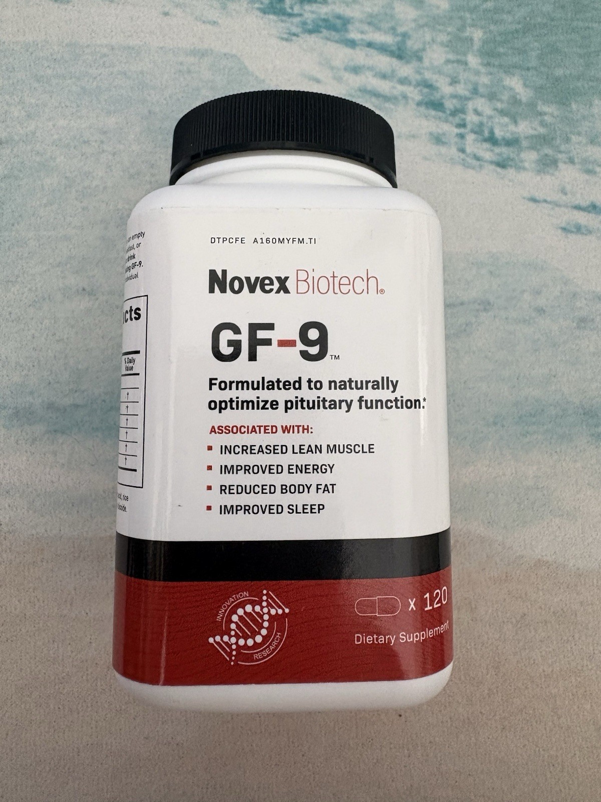 Novex Biotech GF-9 Dietary Supplement – 120 Capsules EXP: 08/2026