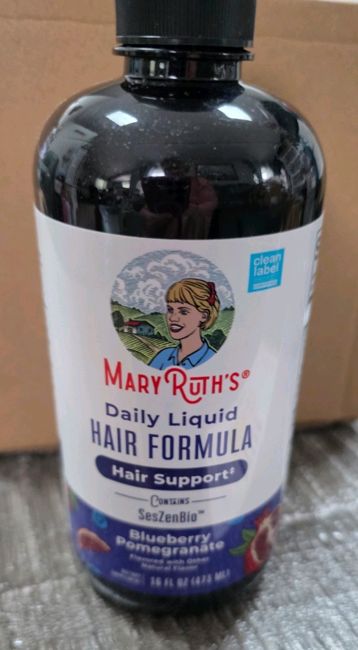 MaryRuth’s Daily Liquid Hair Formula Hair Support Biotin Vit A+C 16 fl oz