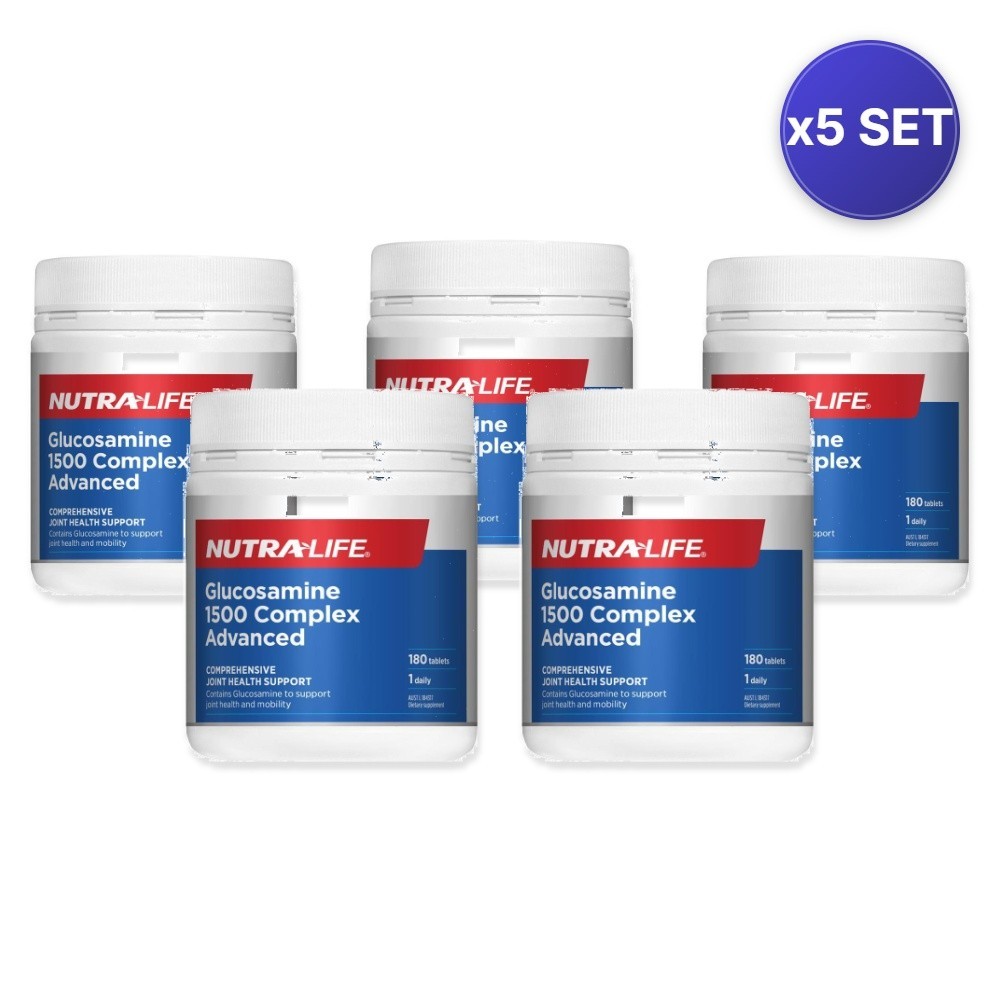 Glucosamine 1,500 Complex Advanced (180 Tablets) – 5 Pack