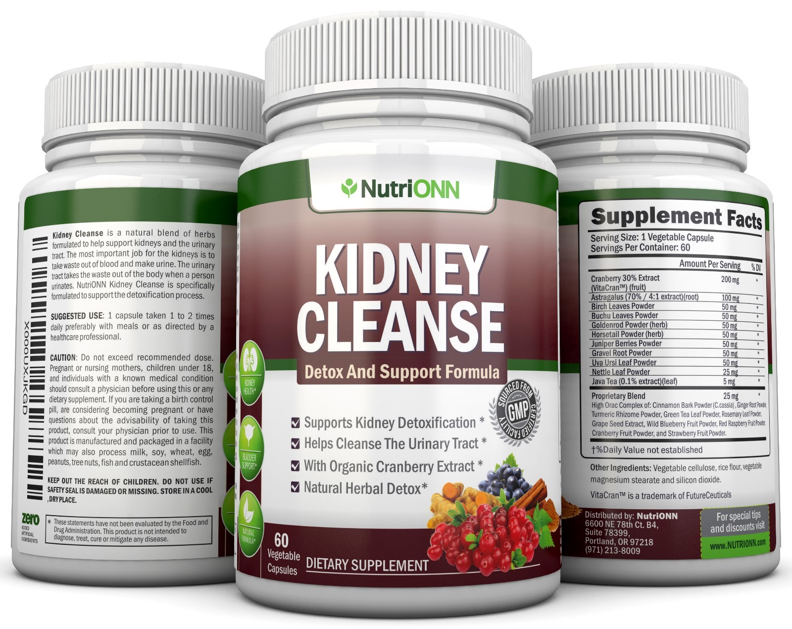 KIDNEY CLEANSE – Detox and Support For Urinary Tract, Bladder and Kidneys
