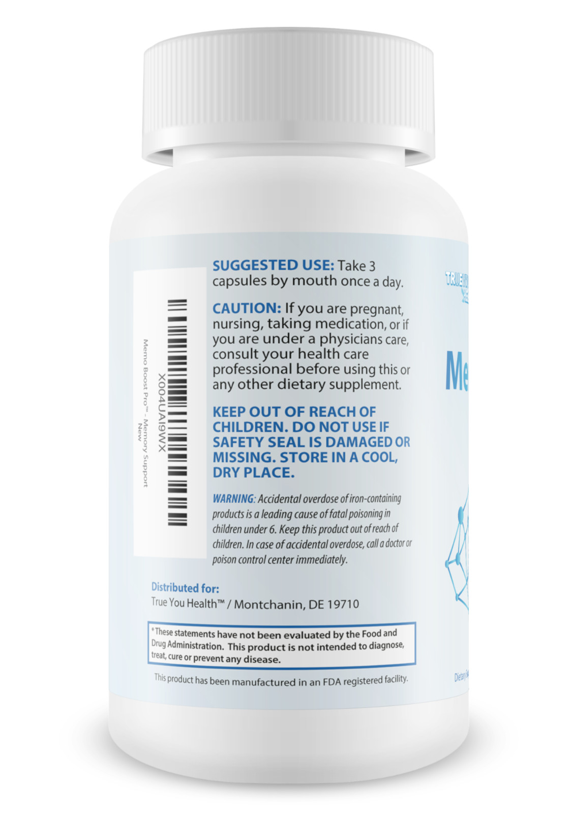 Memo Boost Pro – Improved Formula – Our Best Brain Booster Supplement For Focus