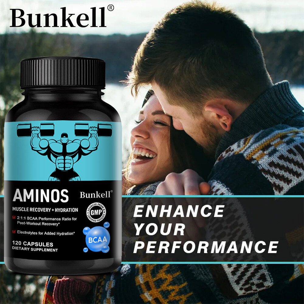 Amino Acid Capsules, Speed Muscle Repair, Boost Stamina & Reduce Soreness 120CT
