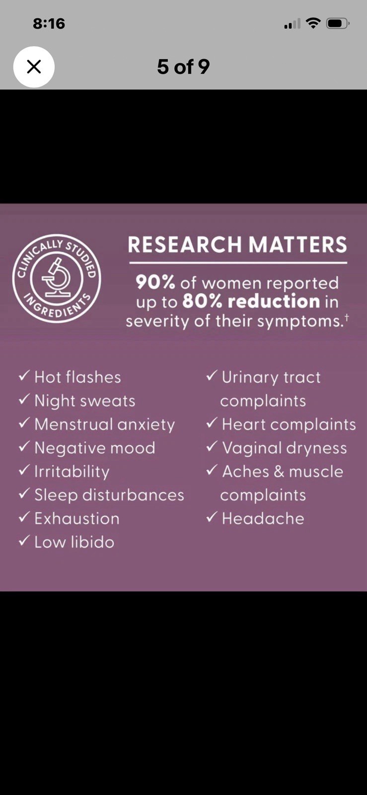 Fairhaven Health Menopause Relief Capsules Rhapontic Rhubarb Copaiba 30