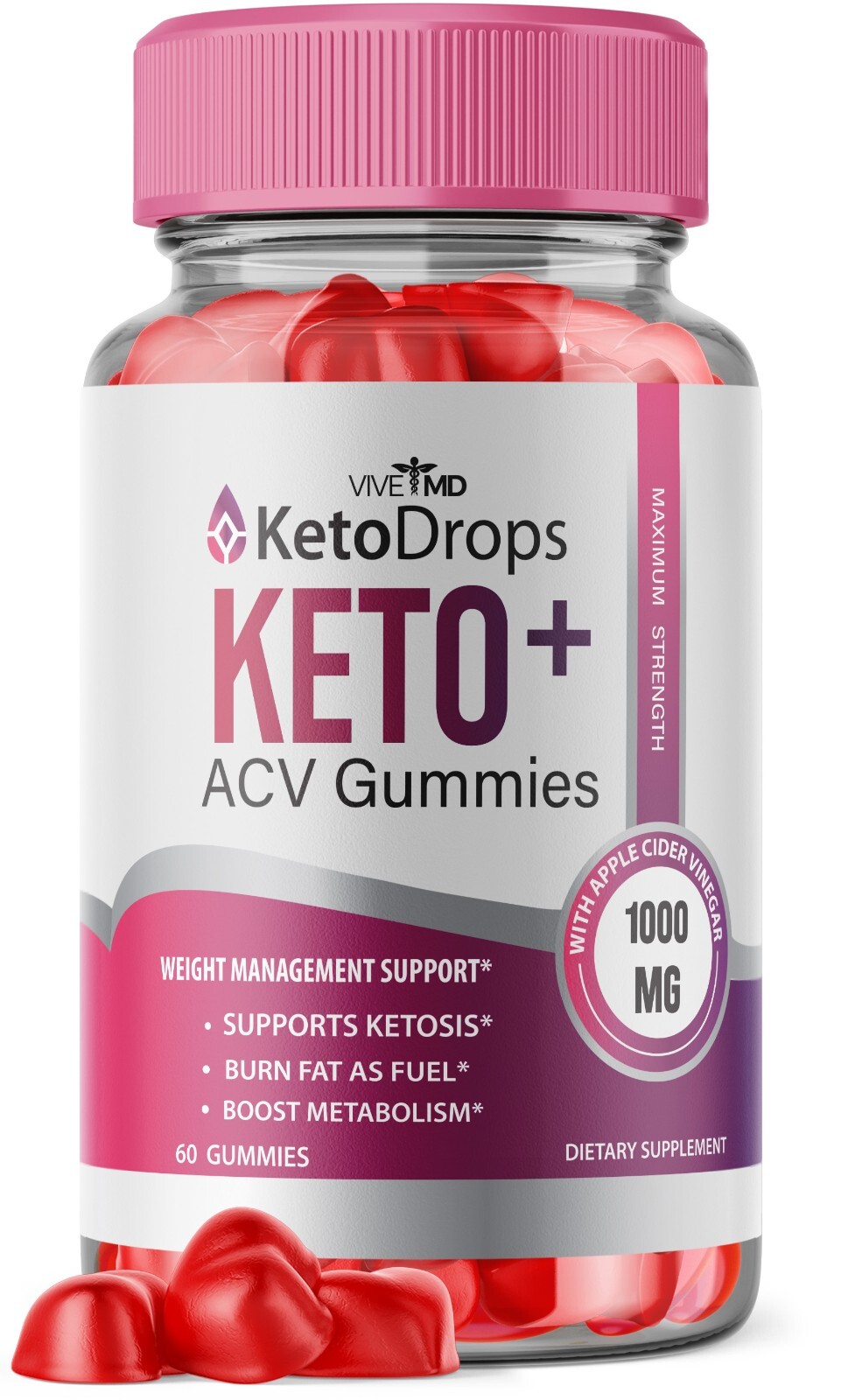 Keto Drops ACV Gummies Apple Cider Vinegar – Official Formula (1 pack)