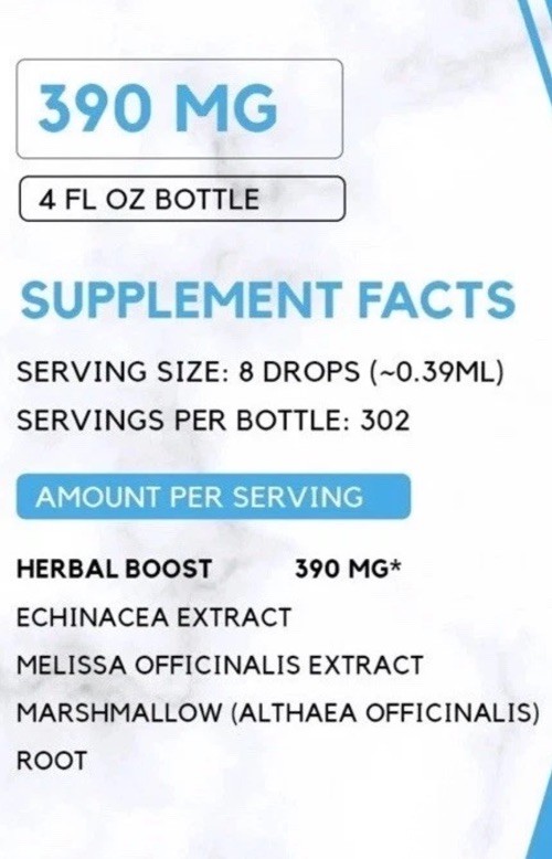 Absonutrix Balmele 390 mg 4 FL OZ Liquid 302 Servings Made in USA Exp 11/27 New
