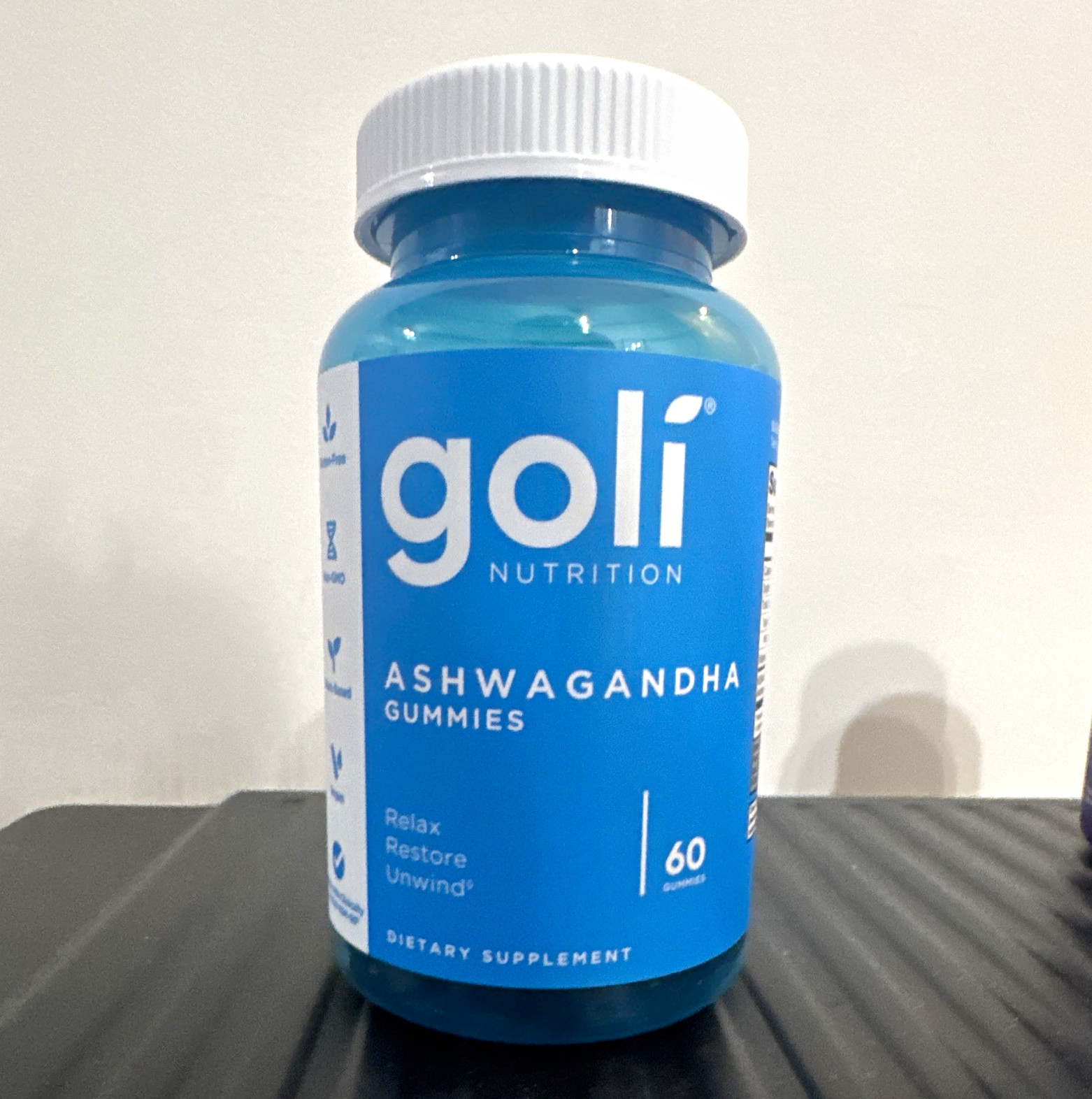Goli Ashwagandha Gummies Relaxation Support Dietary Supplement 60 Count
