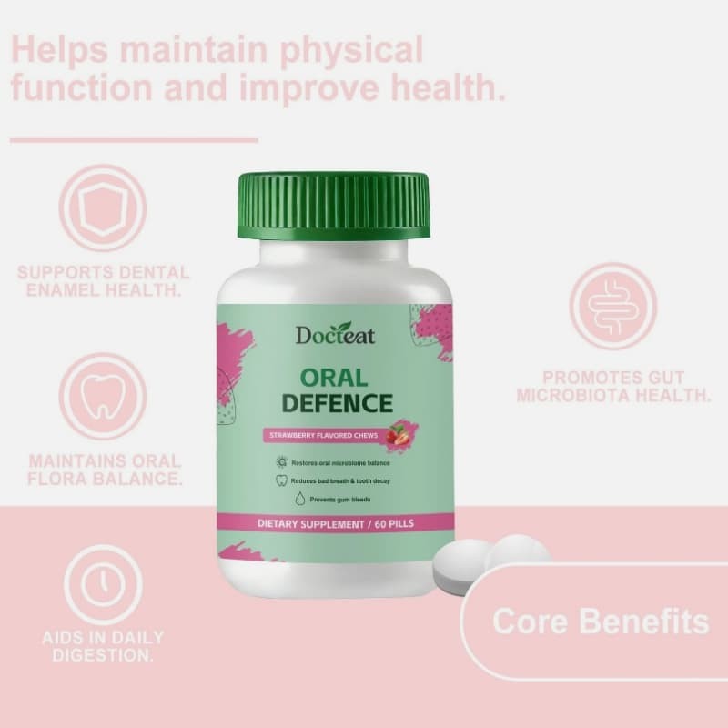 Teeth – Oral Probiotics Supplement Oracare Oral Defence for Fresh Breath,