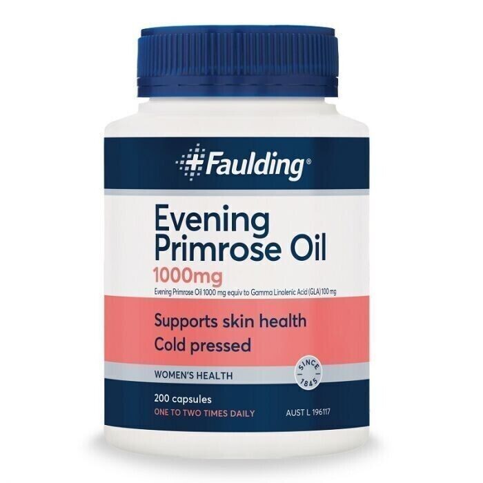 Faulding Evening Primrose Oil 1000mg 200 Caps
