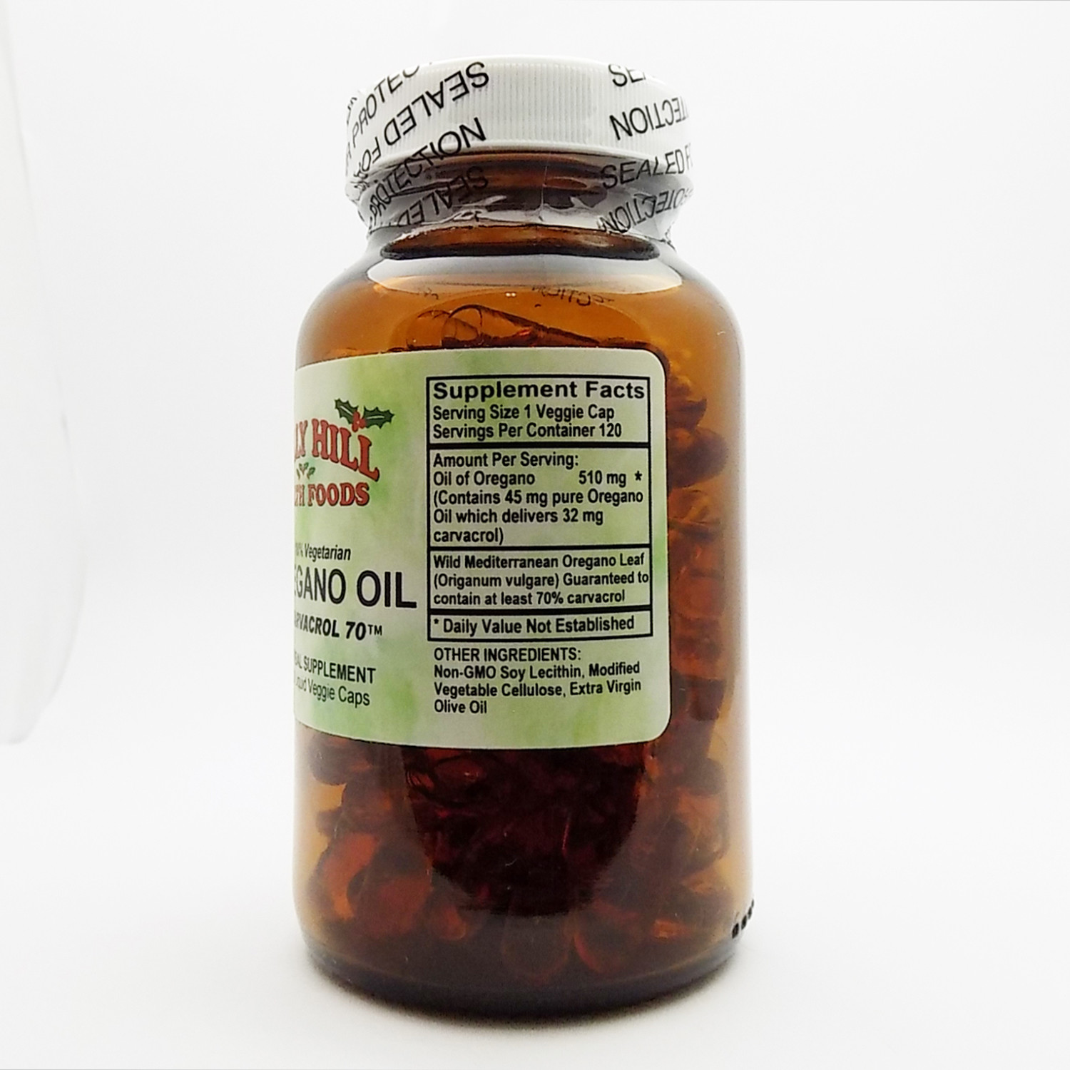 Holly Hill Health Foods, Oregano Oil, 120 Liquid Vegetarian Capsules