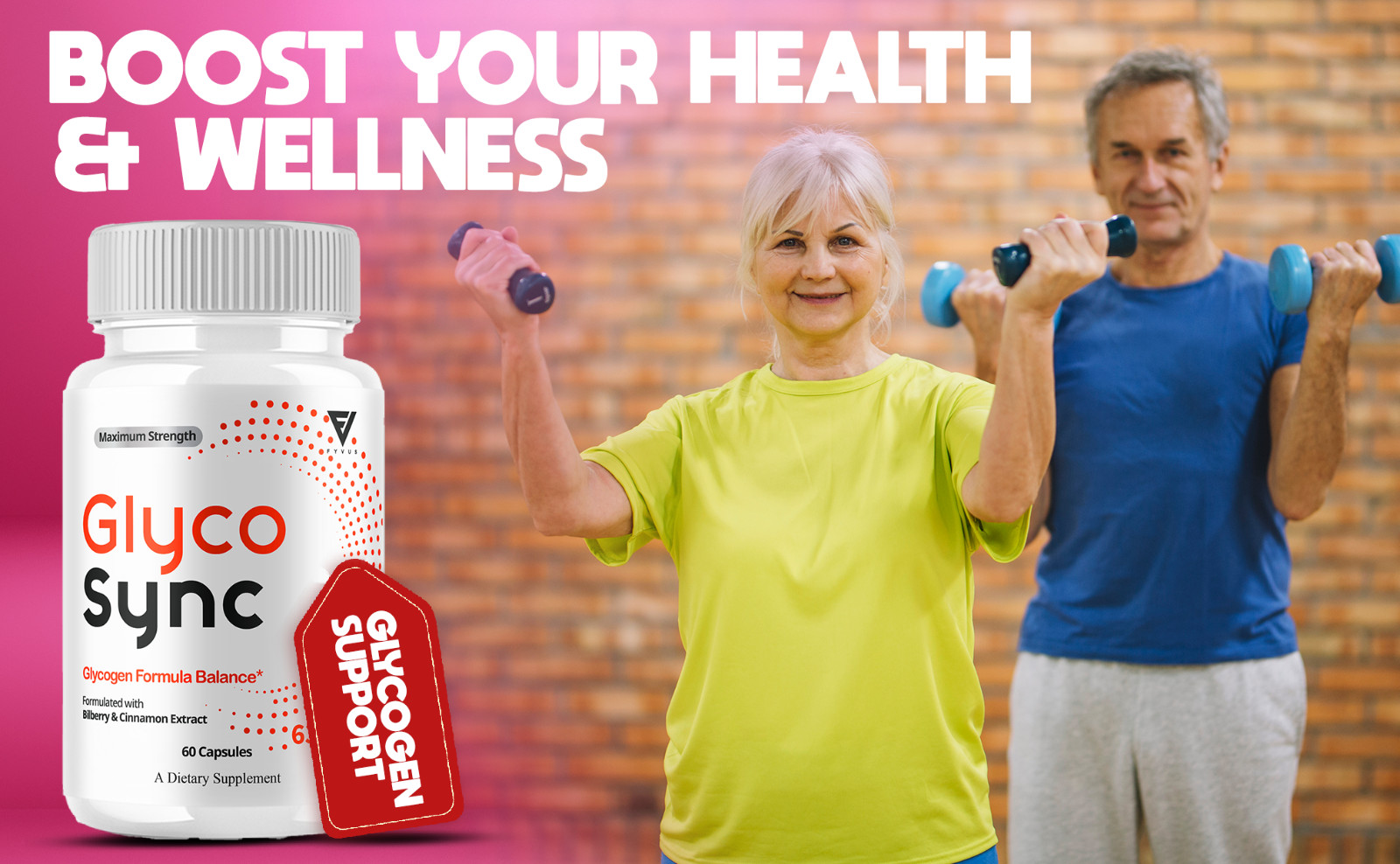 (3 Pack) Glyco Sync Glycogen Pills, GlycoSync Maximum Strength (180 Capsules)