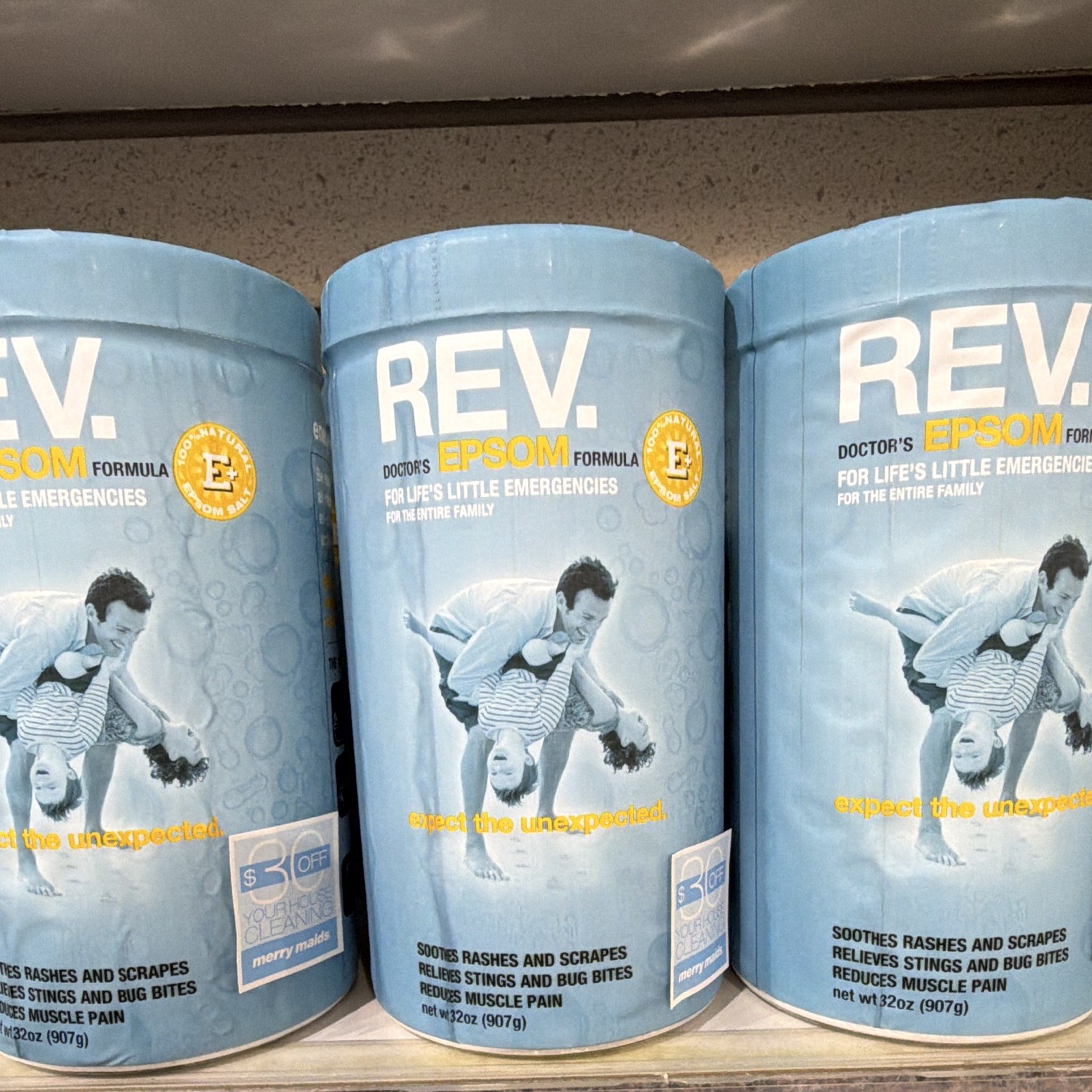 REV. Doctor’s Epsom E+ Formula Crystals Muscle Pain Relief 32 oz (907 g)