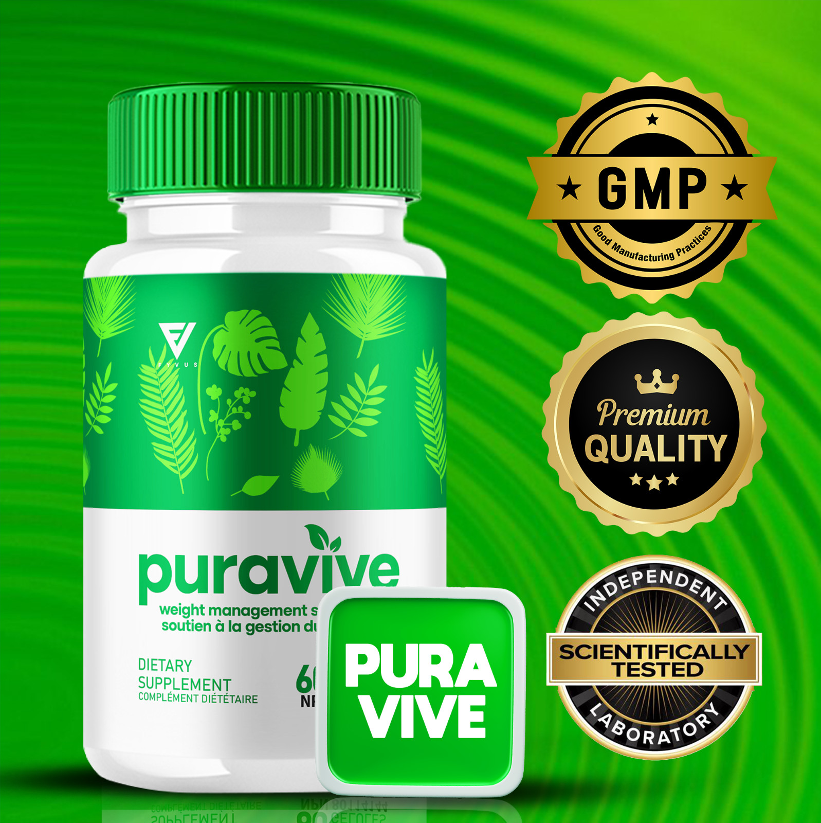 (3 Pack) Puravive Weight Loss Support Supplement Pills Reviews (180 Capsules)