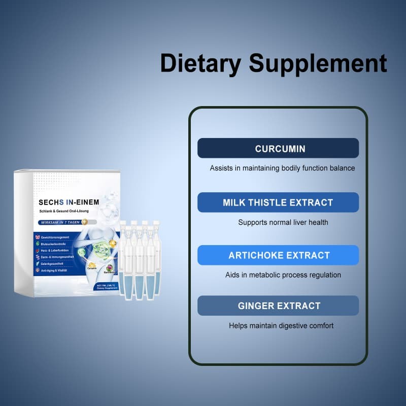 for 6-in-1 Weight Loss Health Solution Oral Liquid 2026 & Blood Sugar Support
