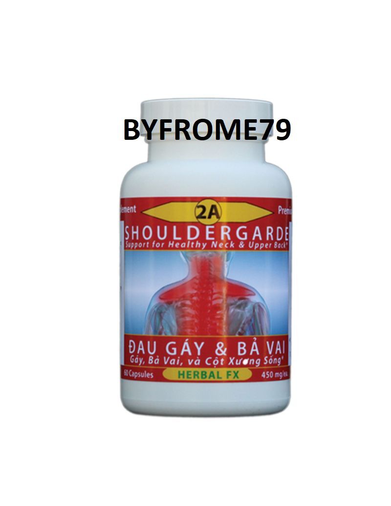Herbal Fx #2A SHOULDERGARDE – Toan Chan ĐAU GÁY VÀ BẢ VAI – 100 Capsules – 450mg