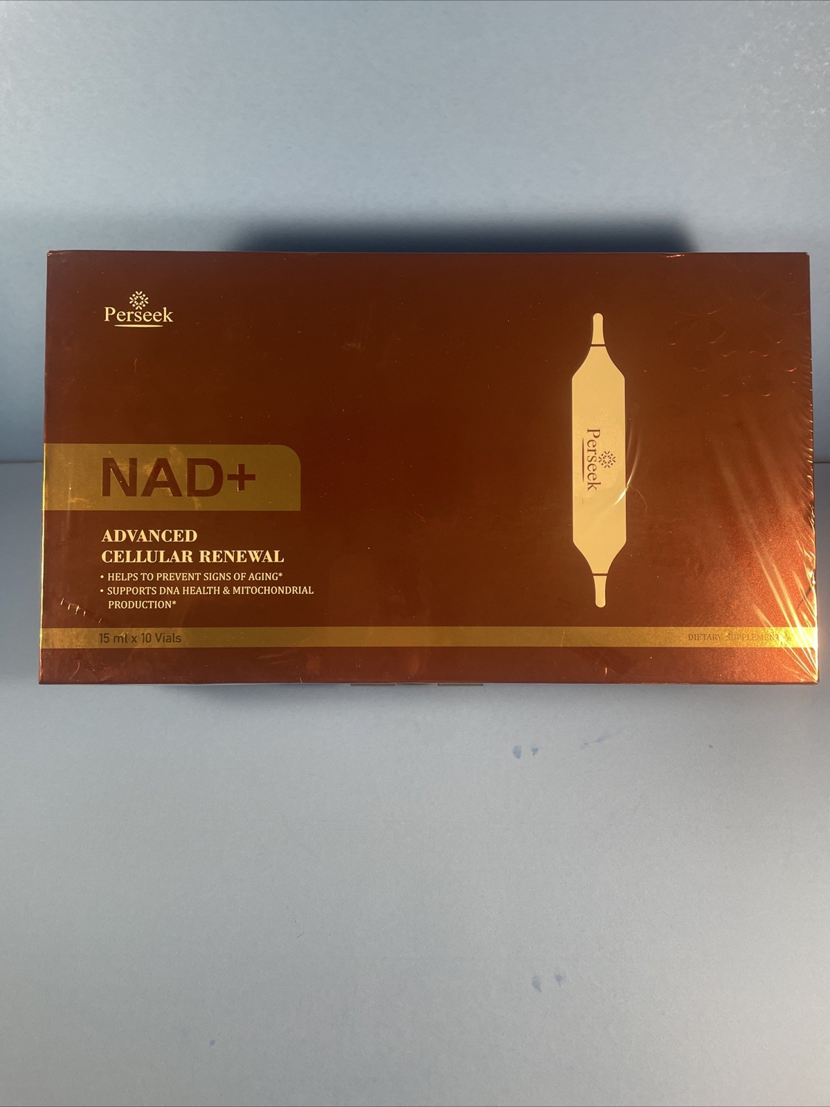 Perseek NAD+ Advanced Cellular Renewal Supplement 15ml x 10 Vials EXP 10 2028