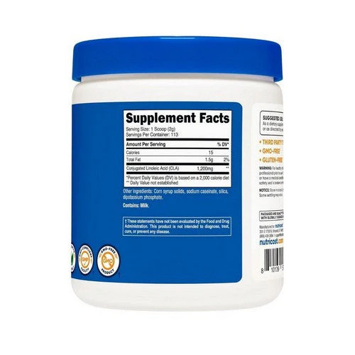 Cla Unflavoured 8.1 Oz 1200 Mg by Nutricost