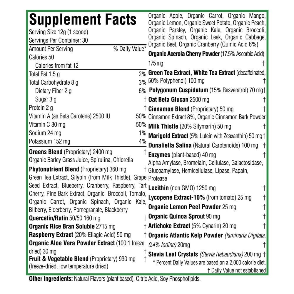 BioPharma Scientific – NanoGreens – Strawberry (12.7oz)