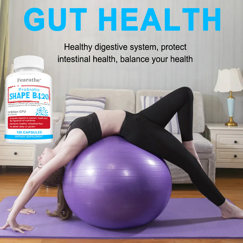Shape B420 Probiotics, Supports Digestive Health and Metabolic Rate, Vegan