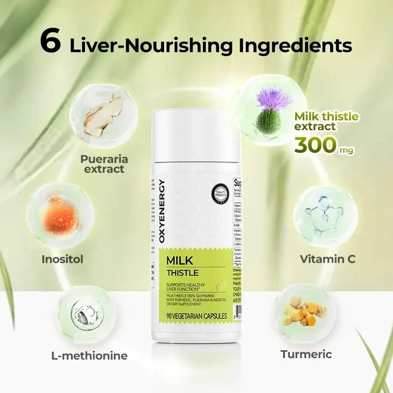 Premium Oxyenergy Milk Thistle Liver Cleansing & Liver Cleanse,Natural Colon …