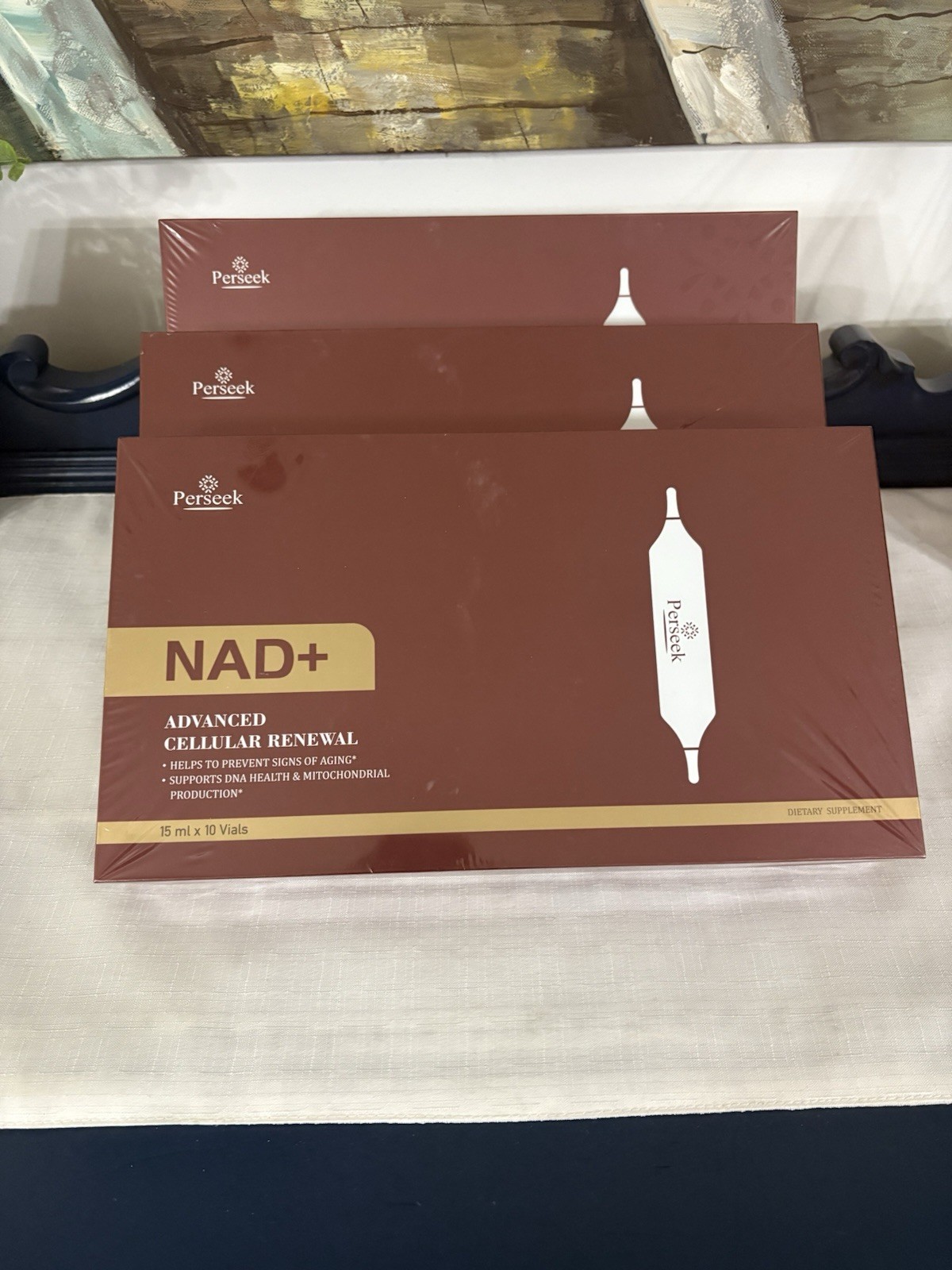 Perseek NAD+ Advanced Cellular Renewal – 3 Boxes (30 Vials Total) – NIB