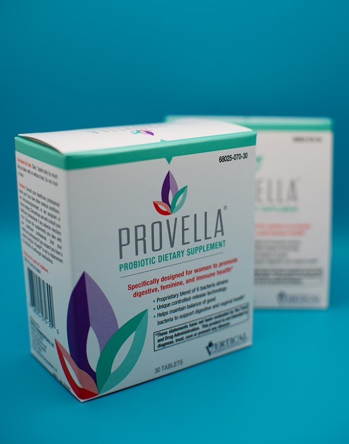 Provella Womens Digestive & Feminine Probiotic Dietary Supplement Tablets 30 ct