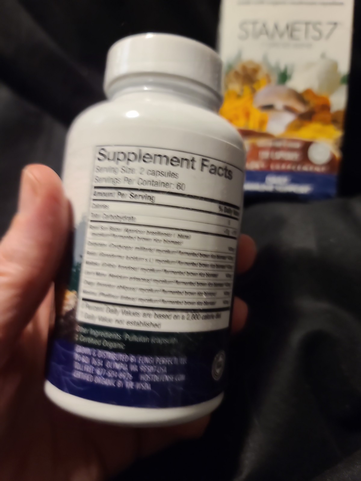 Host Defense Mushrooms Stamets 7 Daily Immune Support -120 Capsules 04/28