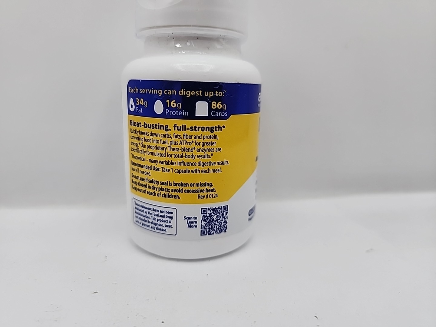 Enzymedica Digest Gold Maximum Strength Vegan Kosher Enzyme Capsules 45 Ct 8/26