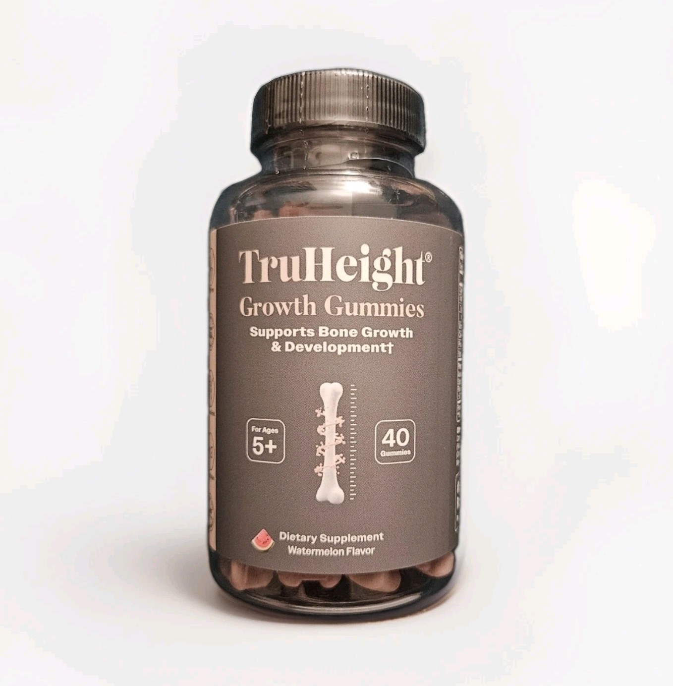 TruHeight Growth Gummies Kids Watermelon Natural Growing Teens Supplement 40ct