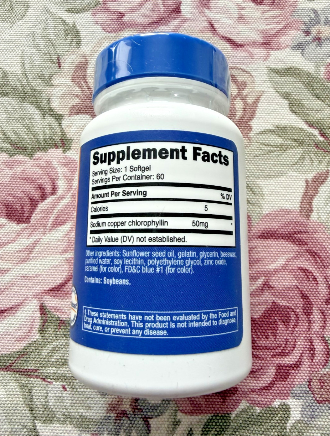 Nutricost Chlorophyll (50mg) ~ 60 Softgels ~ Gluten-Free