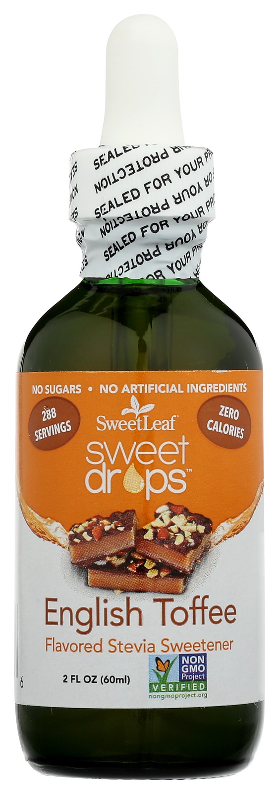 Sweetleaf English Toffee Liquid Stevia Sweet Drops 2 Fl Oz Fl. 6 Pack