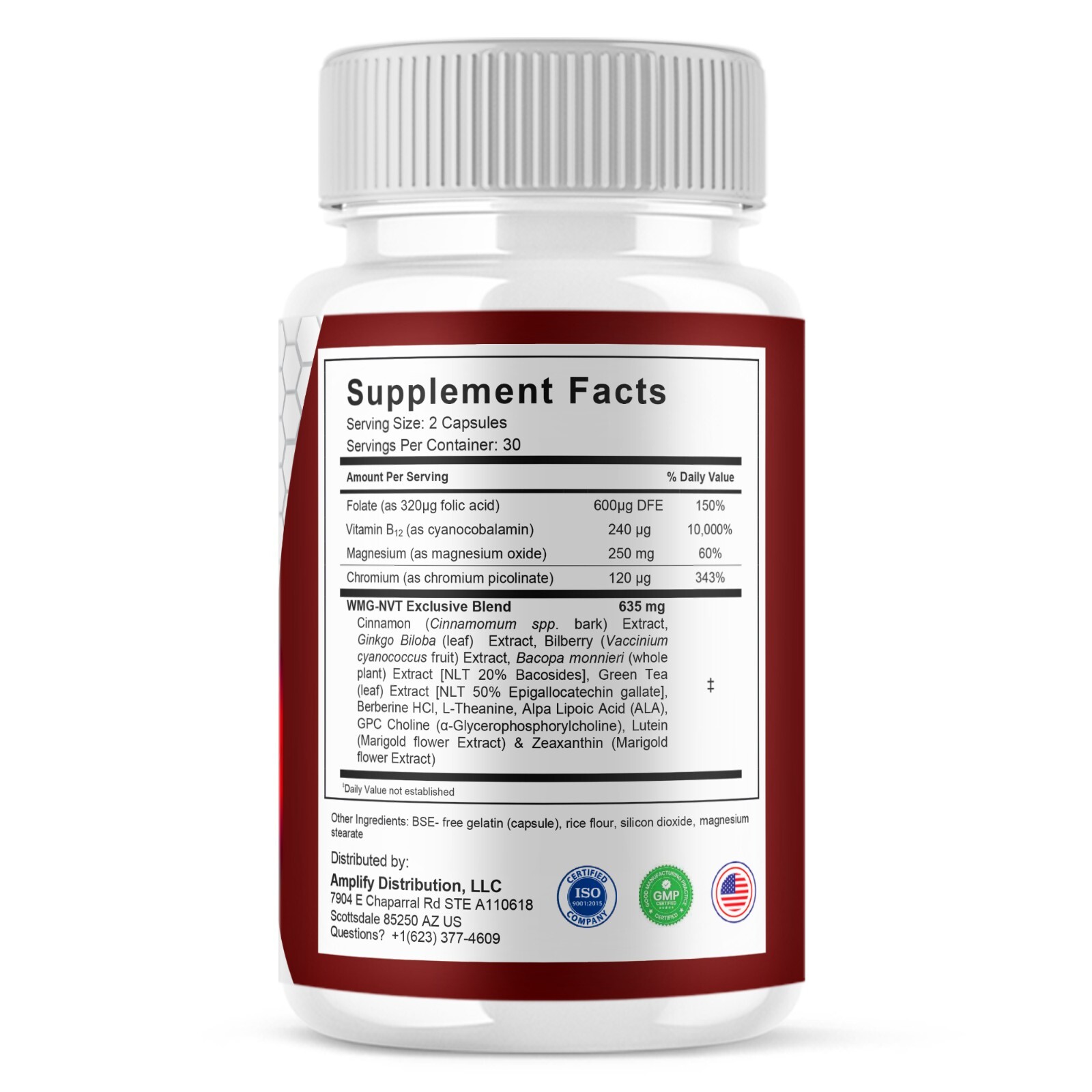 (3 Pack) Glucocyn Glycogen Pills, Glucocyn Advanced Support (180 Capsules)