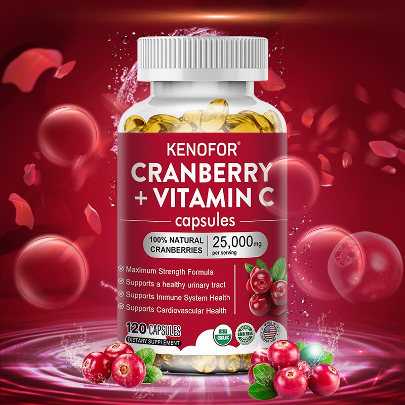 Cranberry extract, 25,000 mg, high intensity, 50:1 concentrated extract