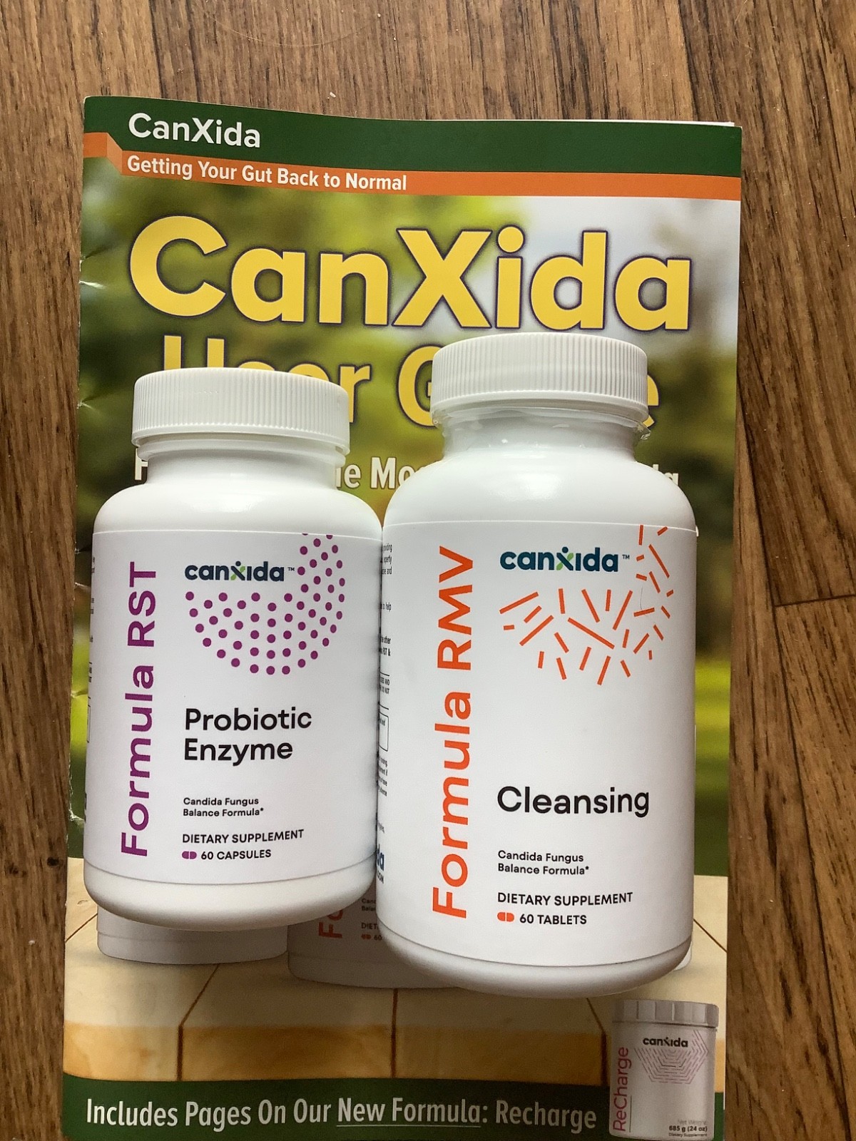 canxida probiotic and herbal cleanse 2 bottles