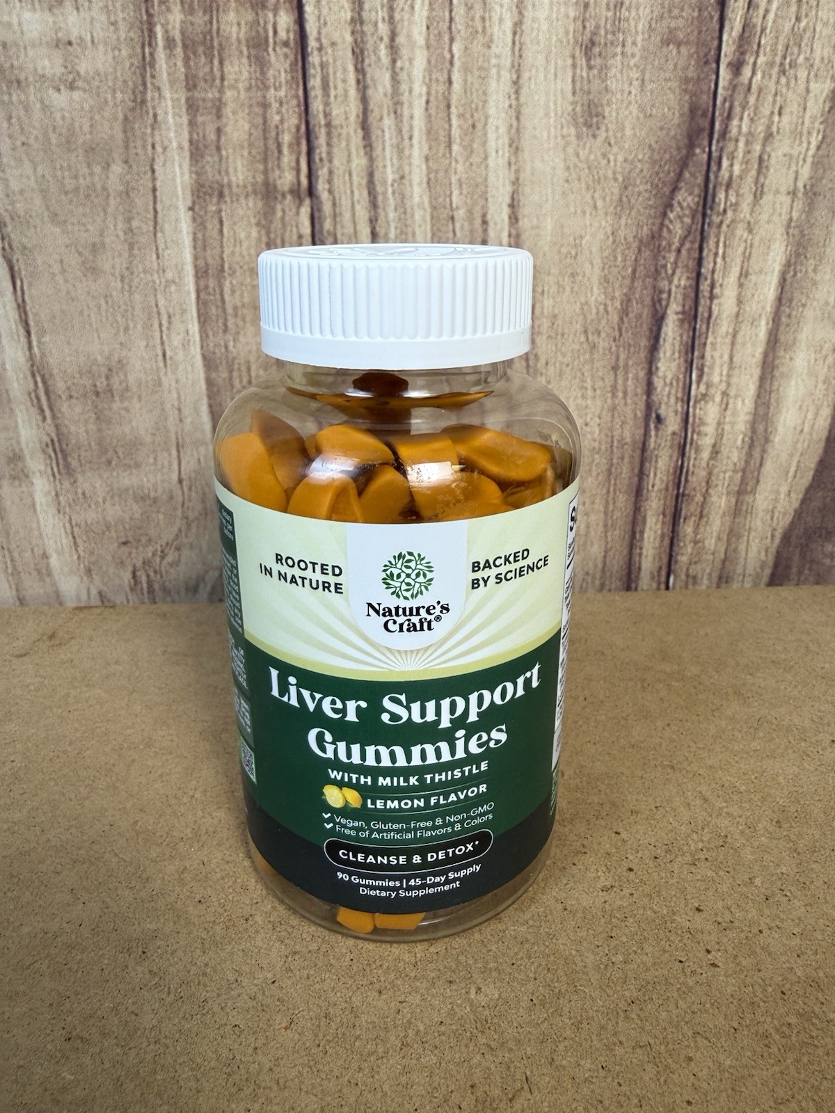 Nature’s Craft Liver Support Cleanse & Detox w/ Milk Thistle 90 Gummies 05/2026