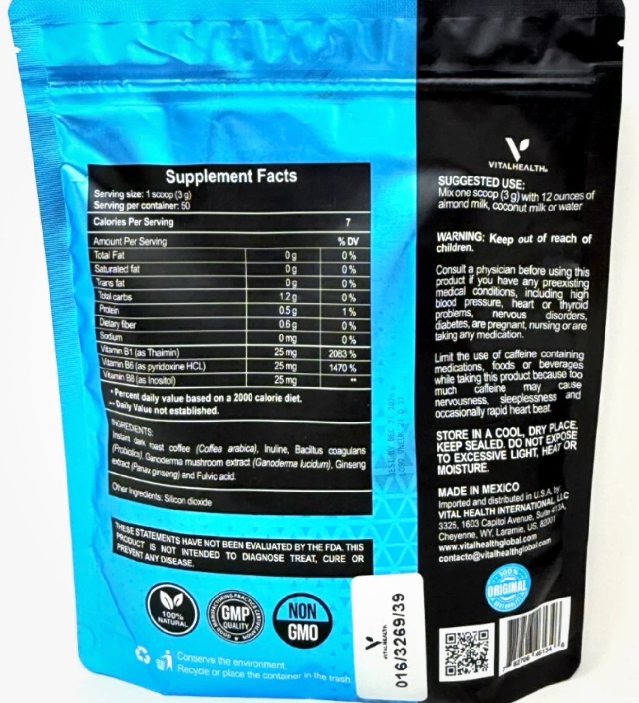 VITAL HEALTH V-NEUROKAFE