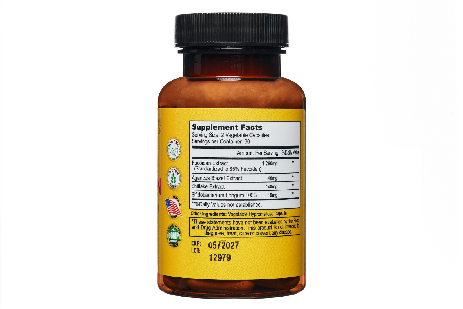 Aegabe Miracle Fucoidan,Helps with post-surgery recovery and boosts immunity