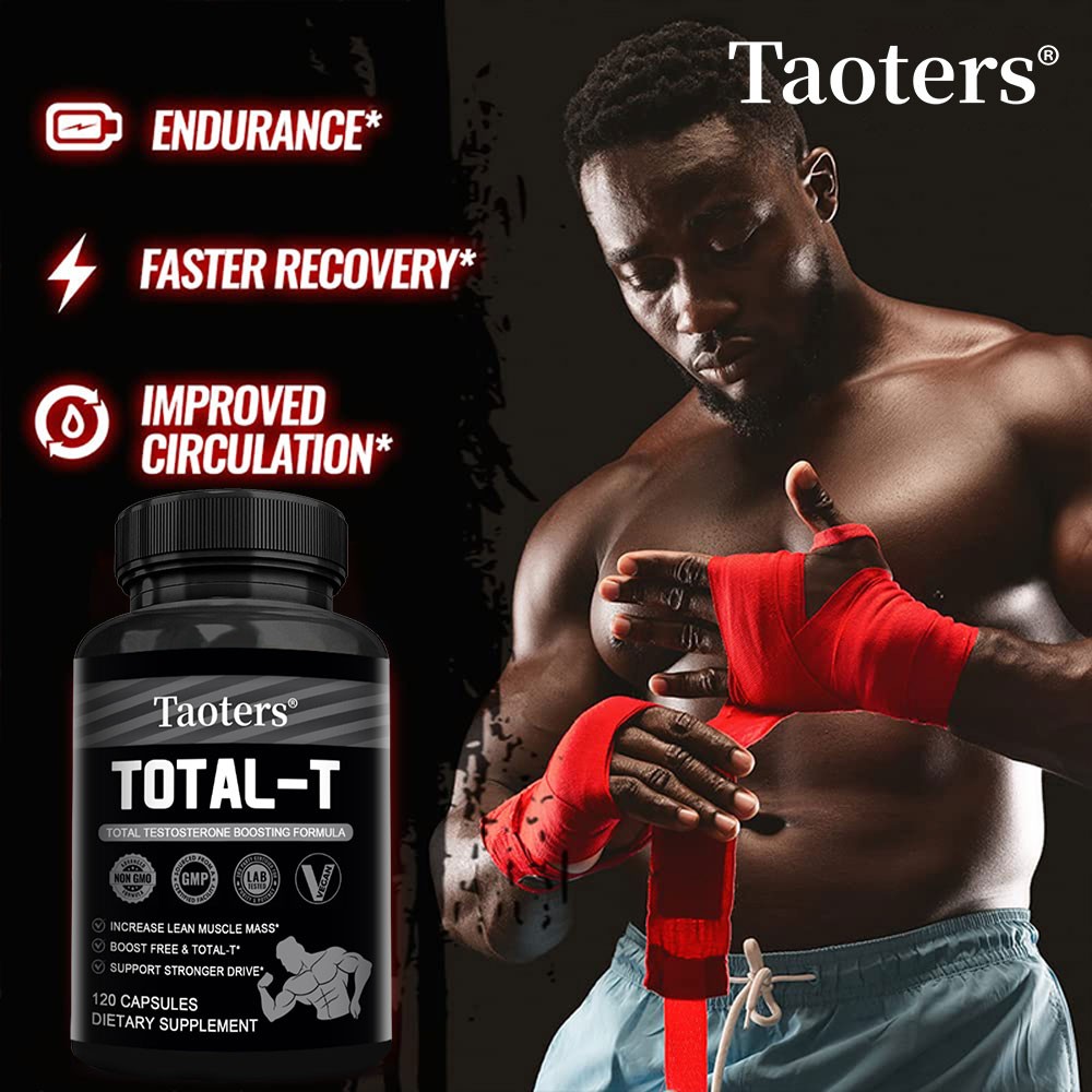 TOTAL-T – Testosteron Booster for Men, Improve Muscle Strength-FOR MEN WOMEN