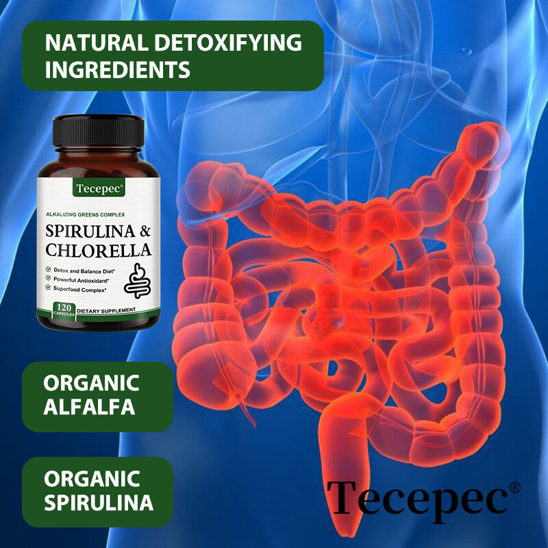 Spirulina Chlorella Capsules – Green Superfoods for Energy and Metabolic Health